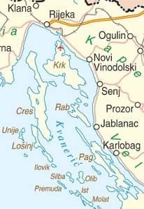 Karte Kvarnera